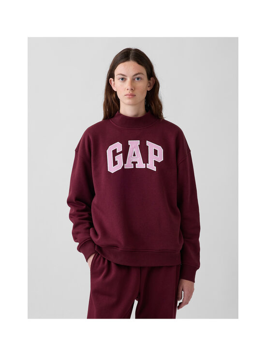 GAP - Logo Oversized Mockneck tunika - BURGUNDY 185 | Stockmann - photo 5
