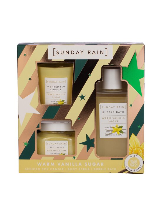 Sunday Rain - Warm Vanilla Sugar Bath Trio -lahjapakkaus - NOCOL | Stockmann - photo 1