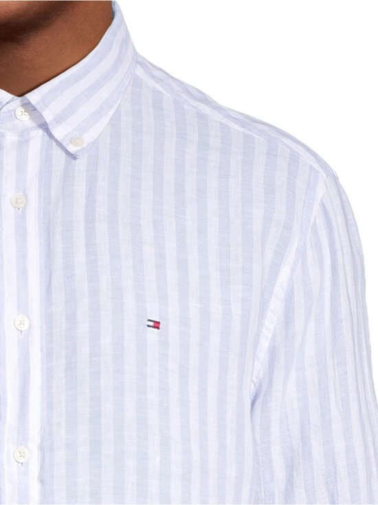 Tommy Hilfiger - Linen Essential Stripe RF lina krekls - 0A4 BREEZY BLUE / OPTIC WHITE - photo 4 Tommy Hilfiger - Linen Essential Stripe RF lina krekls - 0A4 BREEZY BLUE / OPTIC WHITE | Stockmann - photo 4