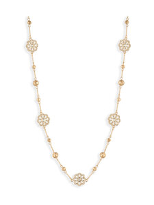 Marchesa - Filigree In Bloom Stationed -kaulakoru - NK 16IN STATIONED COLLAR - GLD/CRY | Stockmann