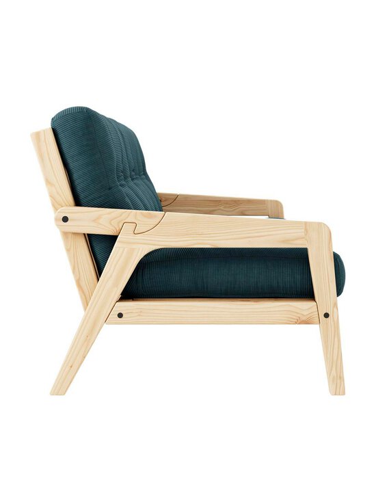 Karup - Grab-futonsohva Corduroy-kangas pale blue/mänty L 200 cm - BEIGE | Stockmann - photo 3