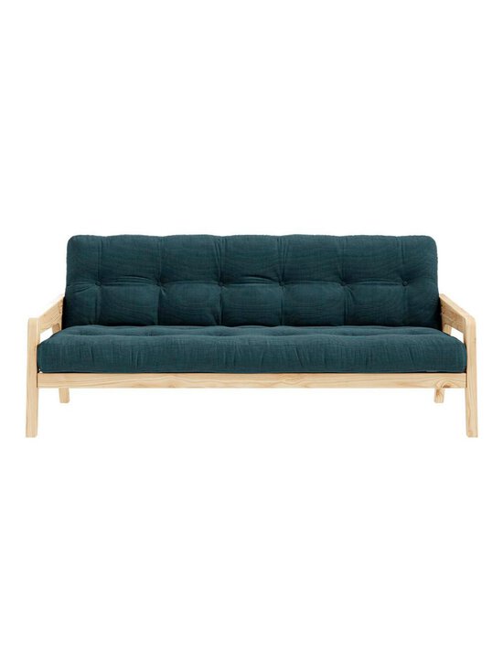 Karup - Grab-futonsohva Corduroy-kangas pale blue/mänty L 200 cm - BEIGE | Stockmann - photo 4