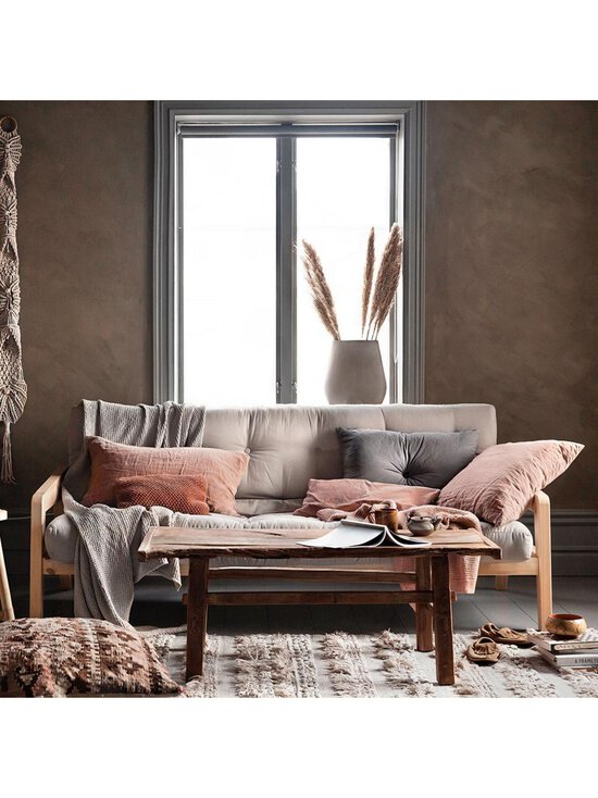 Karup - Grab-futonsohva Corduroy-kangas pale blue/mänty L 200 cm - BEIGE | Stockmann - photo 5