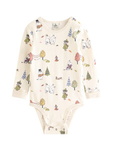 Lindex - Pikkade varrukatega bodi Moomin - 6809 WHITE | Stockmann