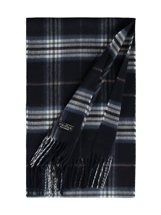 Fraas - Small Check -huivi - 591 NAVY | Stockmann - photo 3