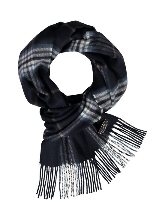 Fraas - Small Check -huivi - 591 NAVY | Stockmann - photo 4