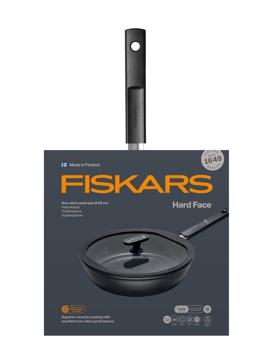 Fiskars - Hard Face panna ar vāku, 28 cm - BLACK - photo 5 Fiskars - Hard Face panna ar vāku, 28 cm - BLACK | Stockmann - photo 5