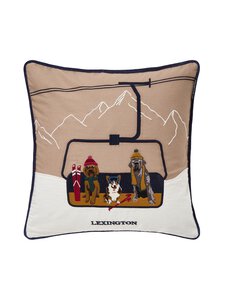 Lexington - Dog Lift Twill Patch spilvendrāna 50 x 50 cm - 2602-SH25 BEIGE/WHITE MULTI | Stockmann