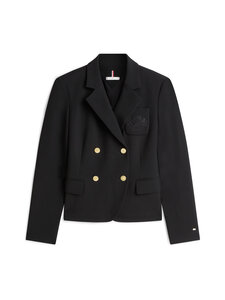 Tommy Hilfiger - Punto Slim Double Breasted -bleiseri - BDS BLACK | Stockmann