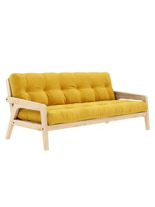 Karup Design - Grab-futonsohva Corduroy-kangas honey/mänty L 200 cm - YELLOW | Stockmann