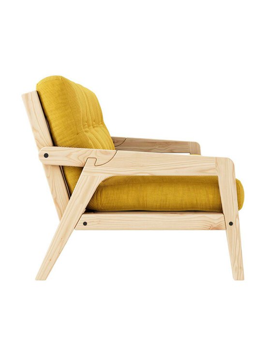 Karup Design - Grab-futonsohva Corduroy-kangas honey/mänty L 200 cm - YELLOW | Stockmann - photo 3