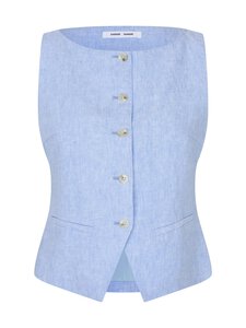 Samsoe Samsoe - Saloves-pellavaliivi - CLR002585 BEL AIR BLUE MEL. | Stockmann