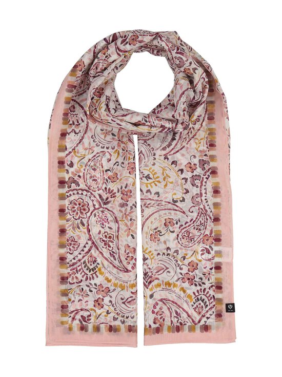 Fraas - Paisley- puuvilla-silkkihuivi 65 x 180 cm - 412 ROSA | Stockmann - photo 1