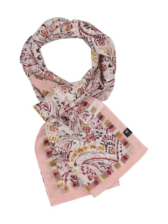 Fraas - Paisley- puuvilla-silkkihuivi 65 x 180 cm - 412 ROSA | Stockmann - photo 2