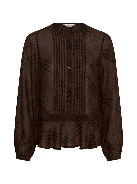 Part Two - CantalinePW kreklblūze - 130 BROWN CHECK PRINT | Stockmann - photo 1