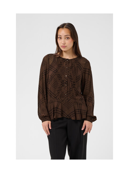 Part Two - CantalinePW kreklblūze - 130 BROWN CHECK PRINT | Stockmann - photo 3