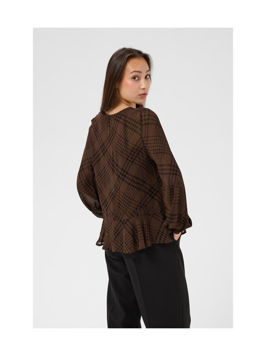 Part Two - CantalinePW kreklblūze - 130 BROWN CHECK PRINT | Stockmann - photo 4