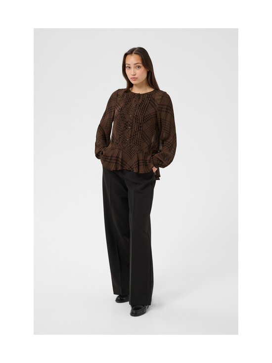 Part Two - CantalinePW kreklblūze - 130 BROWN CHECK PRINT | Stockmann - photo 5