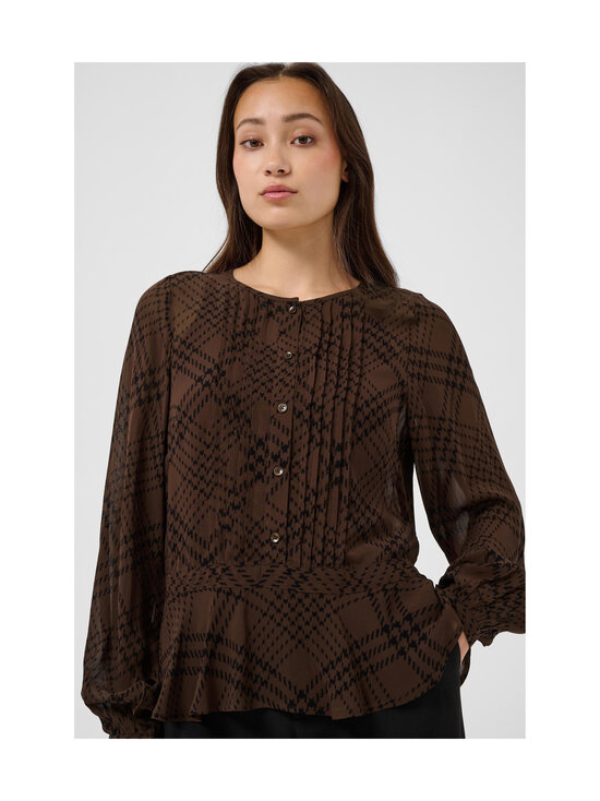 Part Two - CantalinePW kreklblūze - 130 BROWN CHECK PRINT | Stockmann - photo 6