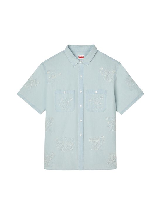 Kenzo - Cartoon Emroidered Casual -kauluspaita - STONE BL DIRTY BLUE DENIM | Stockmann - photo 1