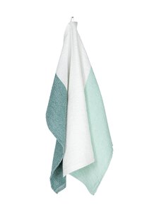 Lapuan Kankurit - Terva-pellavapyyhe - 78 WHITE-GREEN-MINT | Stockmann