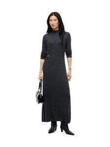 Tommy Hilfiger - Kootud kleit Soft Wool Jersey - P4E DARK GREY HEATHER | Stockmann