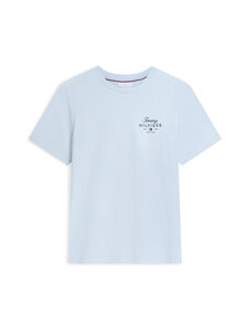 Tommy Hilfiger - Script Stack T-krekls - C1O BREEZY BLUE | Stockmann