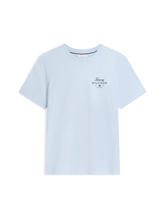 Tommy Hilfiger - Script Stack T-krekls - C1O BREEZY BLUE | Stockmann - photo 1