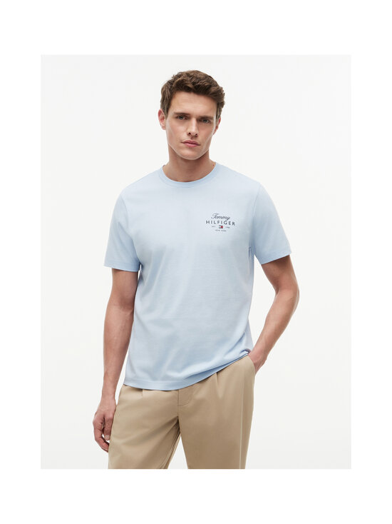 Tommy Hilfiger - Script Stack T-krekls - C1O BREEZY BLUE | Stockmann - photo 2