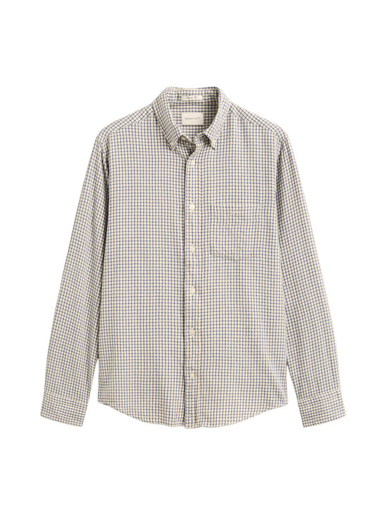GANT - Regular Windblown Check -flanellipaita - 476 BLUE HORIZON | Stockmann - photo 1