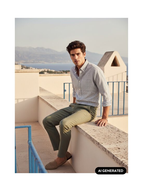 GANT - Regular Windblown Check -flanellipaita - 476 BLUE HORIZON | Stockmann - photo 2