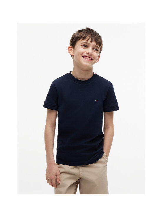Tommy Hilfiger - T-särk Tape Detail Pique - C1G DARK NIGHT NAVY | Stockmann - photo 2