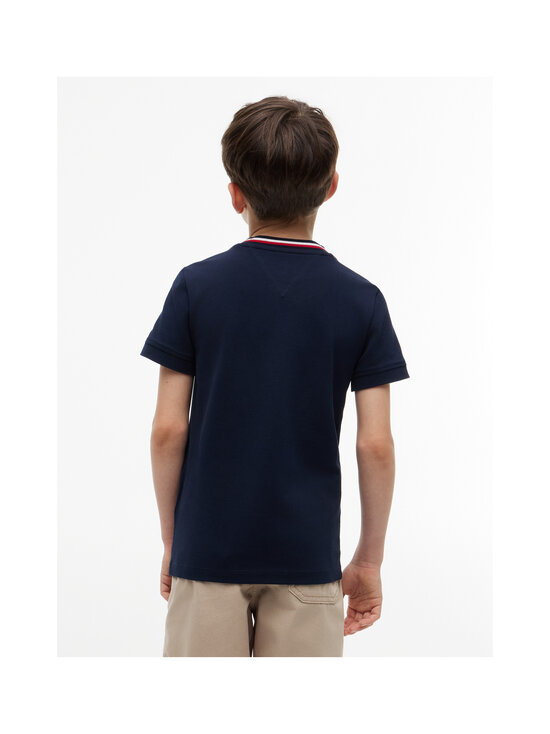 Tommy Hilfiger - T-särk Tape Detail Pique - C1G DARK NIGHT NAVY | Stockmann - photo 3