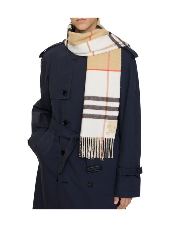 Burberry - Double Check -kaulahuivi - A2021 SAND/PEBBLE WHITE | Stockmann - photo 10