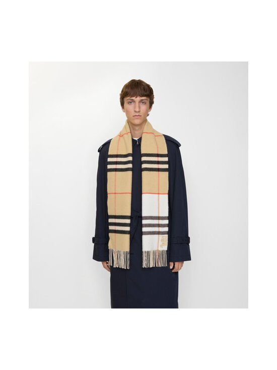 Burberry - Double Check -kaulahuivi - A2021 SAND/PEBBLE WHITE | Stockmann - photo 6