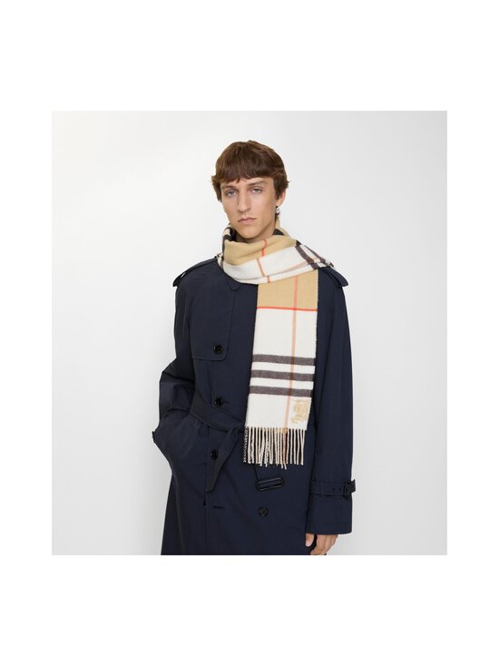Burberry - Double Check -kaulahuivi - A2021 SAND/PEBBLE WHITE | Stockmann - photo 7
