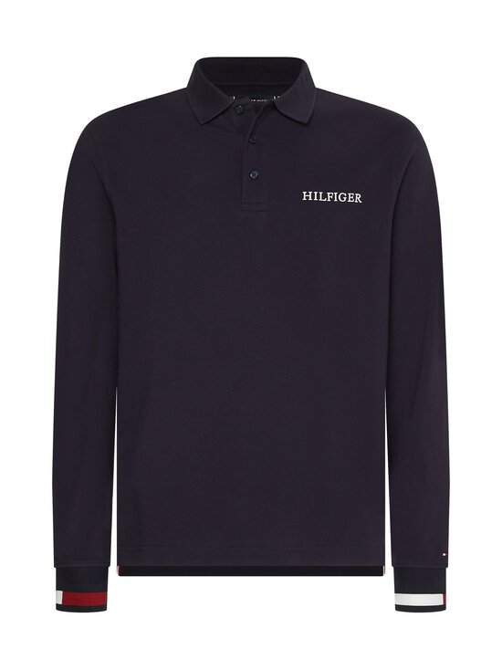 Flag Cuff Chest Logo Polo Shirt