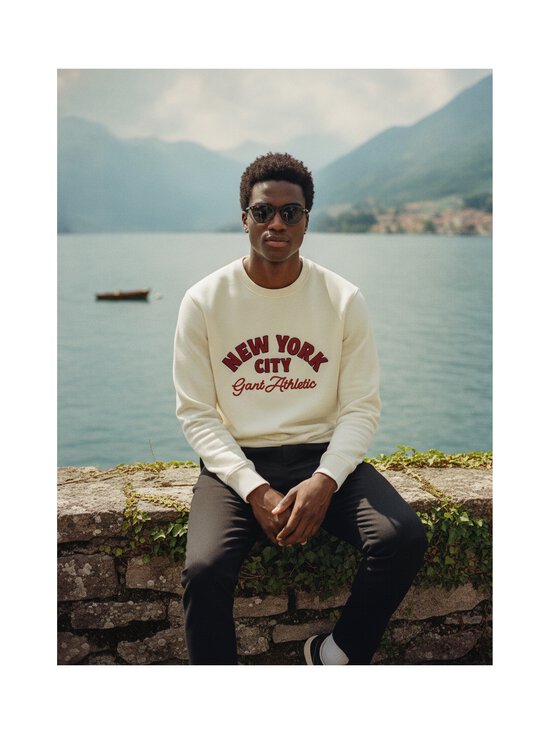 GANT - Pusa Graphic C-Neck - 130 CREAM | Stockmann - photo 2