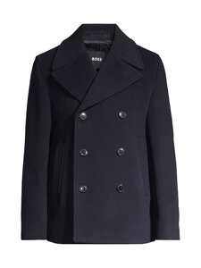 BOSS - Hyde vilnas mētelis - 404 DARK BLUE | Stockmann