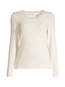 NOOM - Sarita Lace trikotāžas krekls - CREAMY OFFWHITE | Stockmann