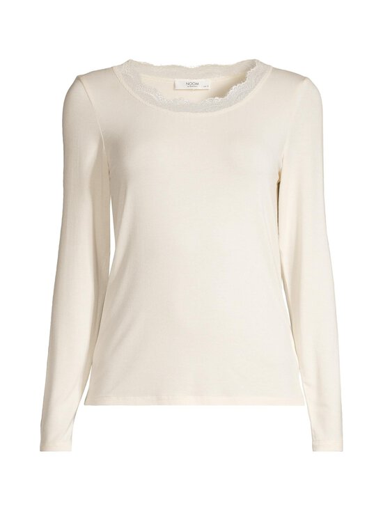 NOOM - Sarita Lace trikotāžas krekls - CREAMY OFFWHITE | Stockmann - photo 1