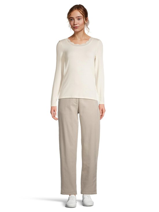 NOOM - Sarita Lace trikotāžas krekls - CREAMY OFFWHITE | Stockmann - photo 2