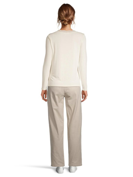 NOOM - Sarita Lace trikotāžas krekls - CREAMY OFFWHITE | Stockmann - photo 3
