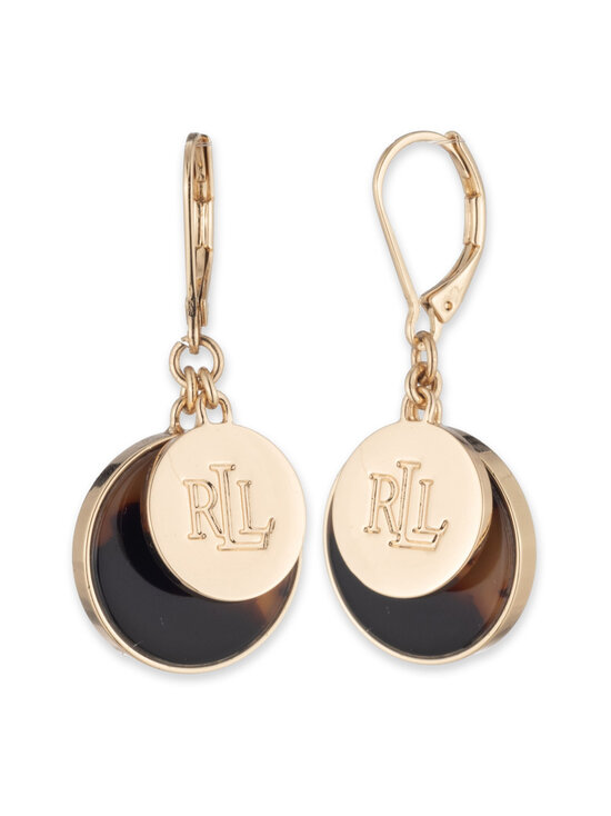 Lauren Ralph Lauren - Logo Drop Gold Tort auskari - GLD/TORT | Stockmann - photo 1