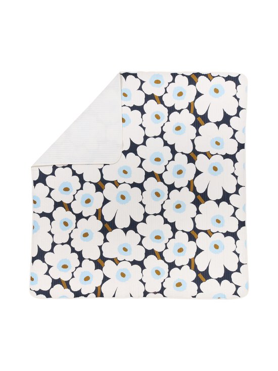 Marimekko - Unikko-päiväpeite 260 x 260 cm - 515 BLUEBERRY, OFF WHITE, COLD BLUE | Stockmann - photo 1