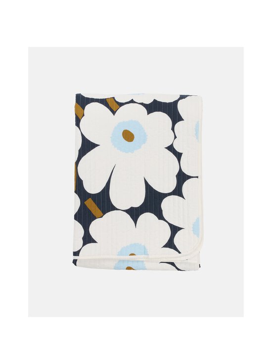 Marimekko - Unikko-päiväpeite 260 x 260 cm - 515 BLUEBERRY, OFF WHITE, COLD BLUE | Stockmann - photo 2