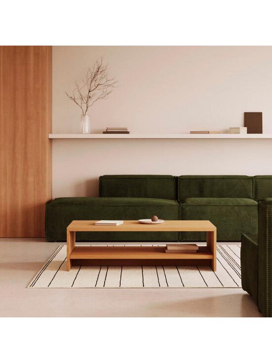 Kave Home - Abilen-sohvapöytä tammi 120 x 60 cm - BROWN | Stockmann - photo 4