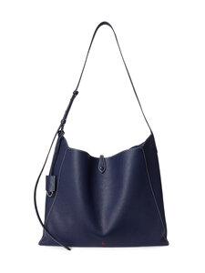Polo Ralph Lauren - Ply Messenger Crossbody Large -nahkalaukku - 001 INK | Stockmann