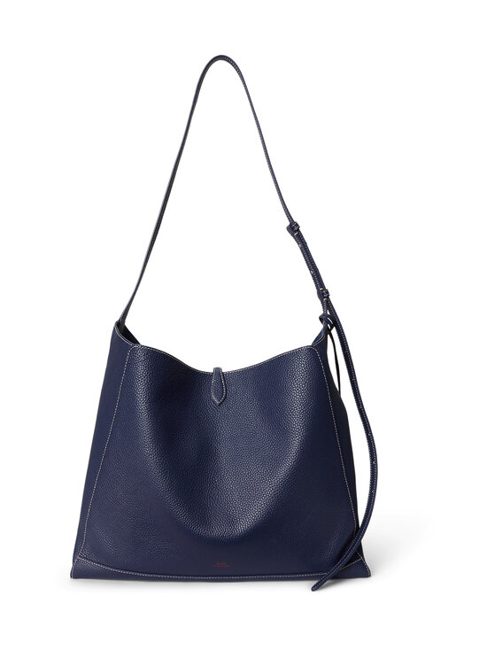 Polo Ralph Lauren - Ply Messenger Crossbody Large -nahkalaukku - 001 INK | Stockmann - photo 2
