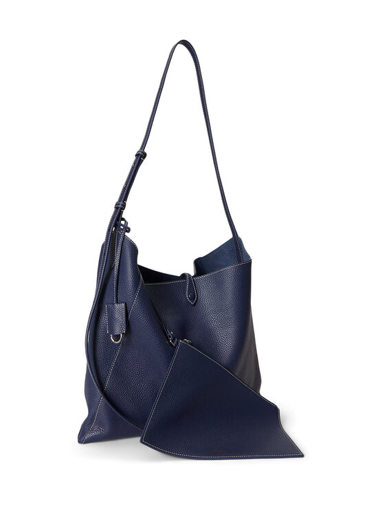 Polo Ralph Lauren - Ply Messenger Crossbody Large -nahkalaukku - 001 INK | Stockmann - photo 3